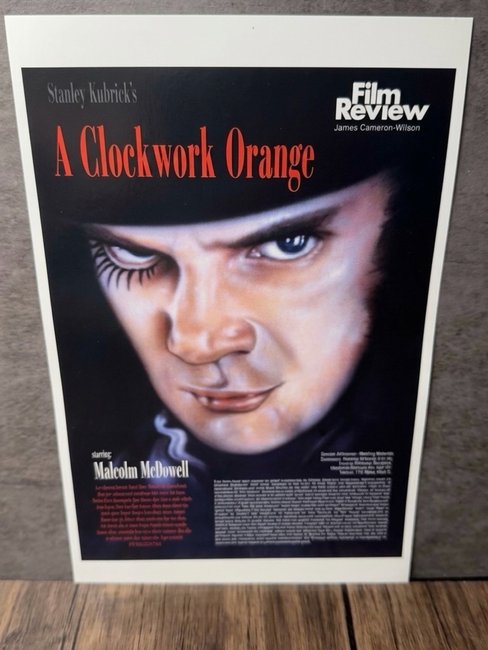 A Clockwork Orange 11x17" Movie Art Print - Stanley Kubrick Glossy Poster